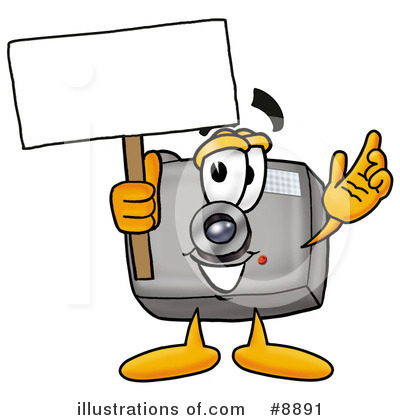 Royalty-Free (RF) Camera Clipart Illustration by Mascot Junction - Stock Sample #8891