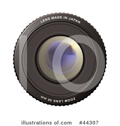 Camera Lens Clipart #44307 by