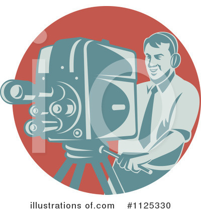 Cameraman Clipart #1125330 by patrimonio