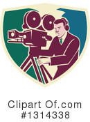 Camera Man Clipart #1314338 by patrimonio