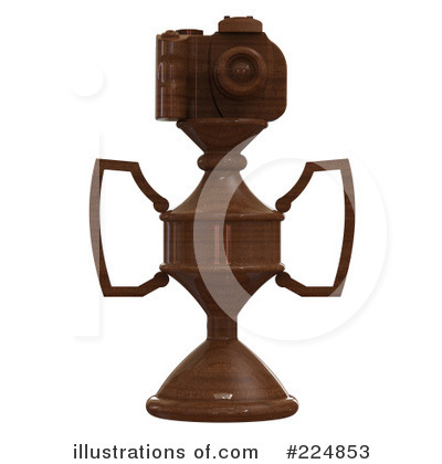 Royalty-Free (RF) Camera Trophy Clipart Illustration by patrimonio - Stock Sample #224853