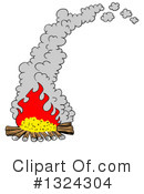 Campfire Clipart #1324304 by LaffToon