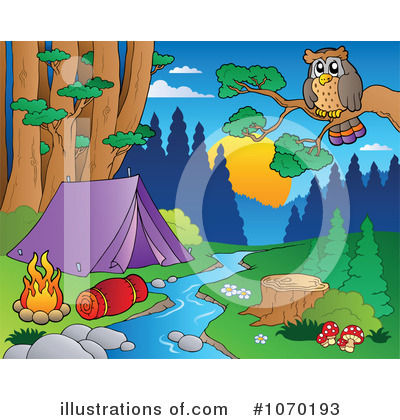 Campground Clipart #1070193 by visekart
