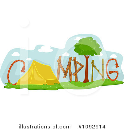 Royalty-Free (RF) Camping Clipart Illustration by BNP Design Studio - Stock Sample #1092914