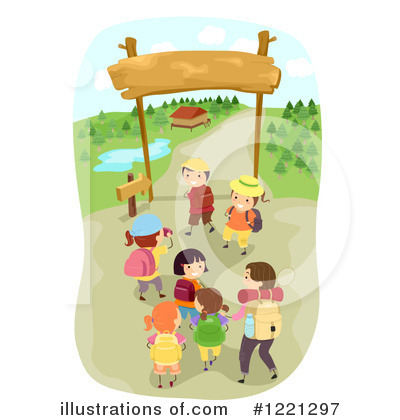 Royalty-Free (RF) Camping Clipart Illustration by BNP Design Studio - Stock Sample #1221297