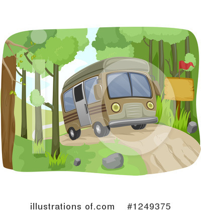 Royalty-Free (RF) Camping Clipart Illustration by BNP Design Studio - Stock Sample #1249375