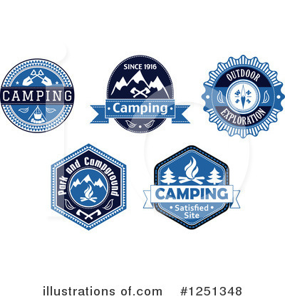 Royalty-Free (RF) Camping Clipart Illustration by Vector Tradition SM - Stock Sample #1251348