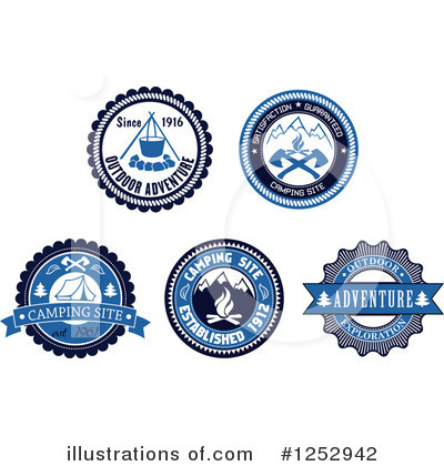 Royalty-Free (RF) Camping Clipart Illustration by Vector Tradition SM - Stock Sample #1252942