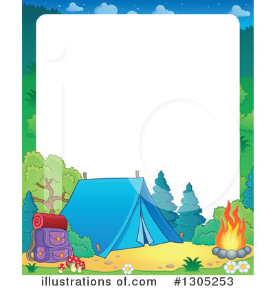 Campground Clipart #1305253 by visekart