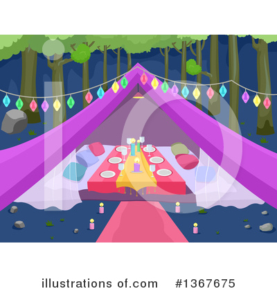 Royalty-Free (RF) Camping Clipart Illustration by BNP Design Studio - Stock Sample #1367675