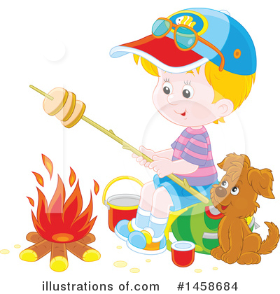 Camping Clipart #1458684 by Alex Bannykh