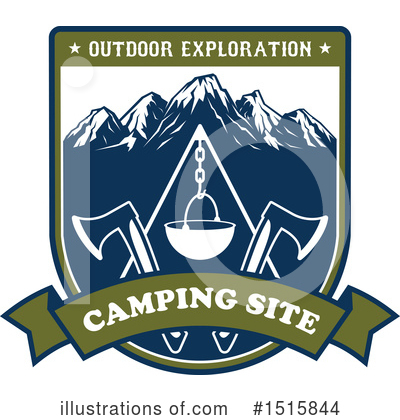 Royalty-Free (RF) Camping Clipart Illustration by Vector Tradition SM - Stock Sample #1515844