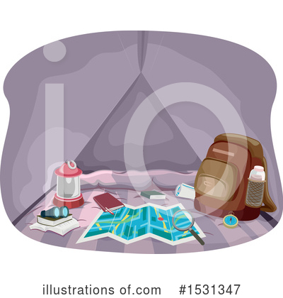 Royalty-Free (RF) Camping Clipart Illustration by BNP Design Studio - Stock Sample #1531347