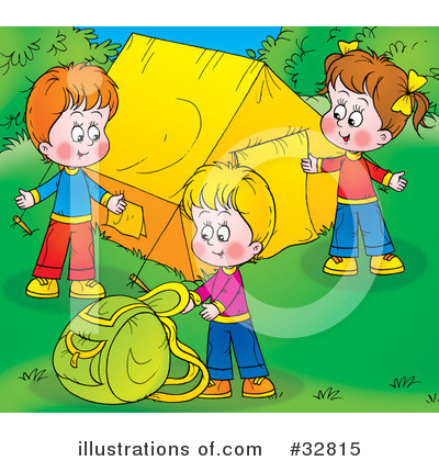 Camping Clipart #32815 by Alex Bannykh