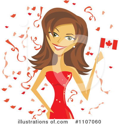 Canadian Flag Clipart #1107060 by Amanda Kate