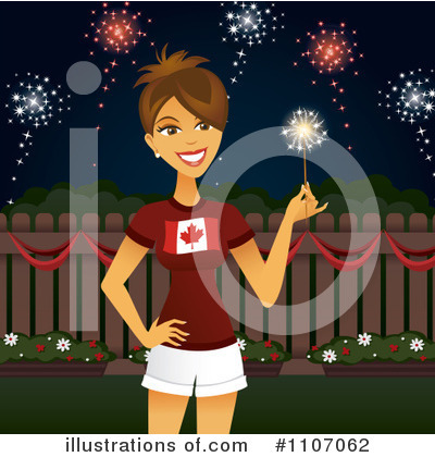 Canadian Flag Clipart #1107062 by Amanda Kate