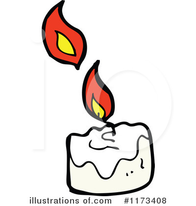 Royalty-Free (RF) Candle Clipart Illustration by lineartestpilot - Stock Sample #1173408