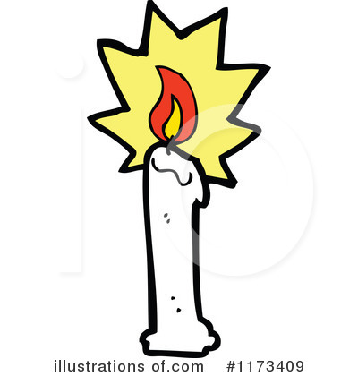Royalty-Free (RF) Candle Clipart Illustration by lineartestpilot - Stock Sample #1173409