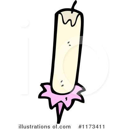 Royalty-Free (RF) Candle Clipart Illustration by lineartestpilot - Stock Sample #1173411