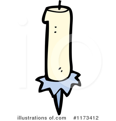 Royalty-Free (RF) Candle Clipart Illustration by lineartestpilot - Stock Sample #1173412