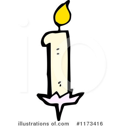 Royalty-Free (RF) Candle Clipart Illustration by lineartestpilot - Stock Sample #1173416