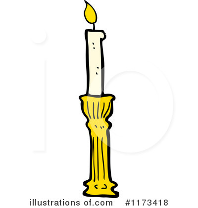Royalty-Free (RF) Candle Clipart Illustration by lineartestpilot - Stock Sample #1173418
