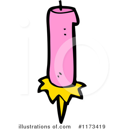 Royalty-Free (RF) Candle Clipart Illustration by lineartestpilot - Stock Sample #1173419