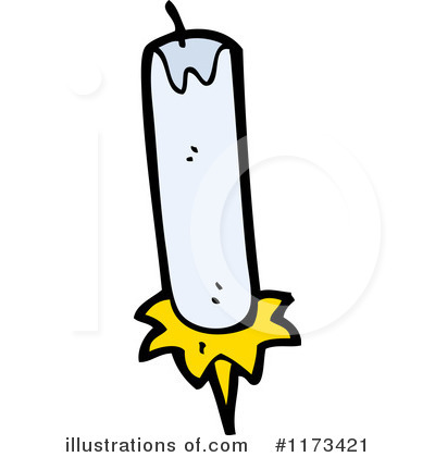 Royalty-Free (RF) Candle Clipart Illustration by lineartestpilot - Stock Sample #1173421