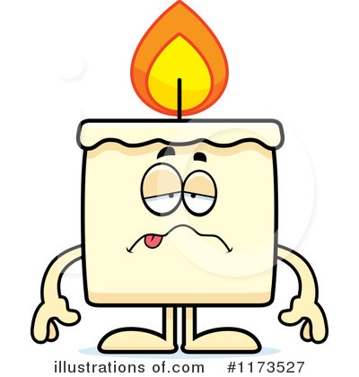 Royalty-Free (RF) Candle Clipart Illustration by Cory Thoman - Stock Sample #1173527