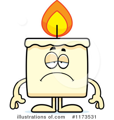 Royalty-Free (RF) Candle Clipart Illustration by Cory Thoman - Stock Sample #1173531