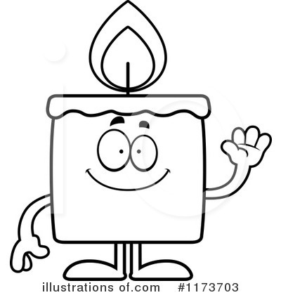 Royalty-Free (RF) Candle Clipart Illustration by Cory Thoman - Stock Sample #1173703