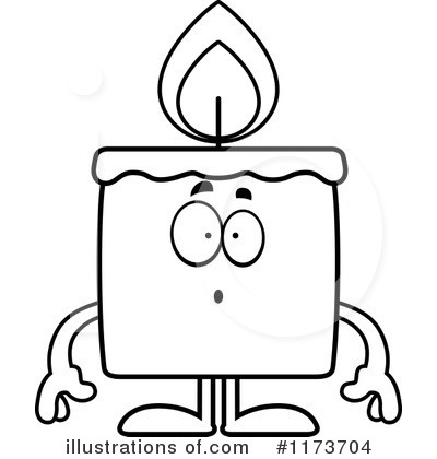 Royalty-Free (RF) Candle Clipart Illustration by Cory Thoman - Stock Sample #1173704