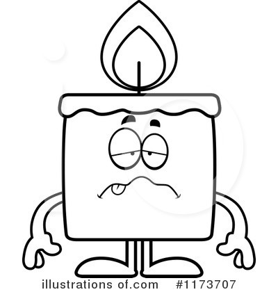 Royalty-Free (RF) Candle Clipart Illustration by Cory Thoman - Stock Sample #1173707