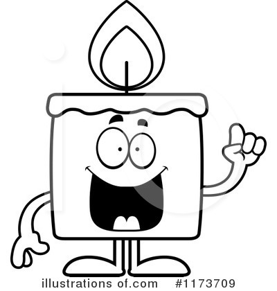 Royalty-Free (RF) Candle Clipart Illustration by Cory Thoman - Stock Sample #1173709