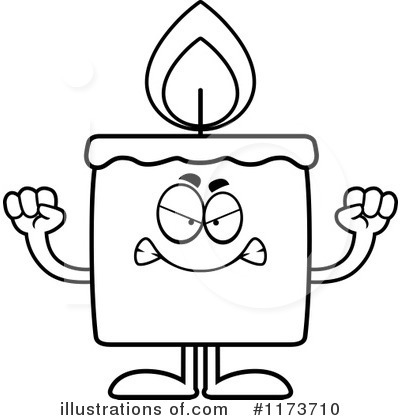 Royalty-Free (RF) Candle Clipart Illustration by Cory Thoman - Stock Sample #1173710