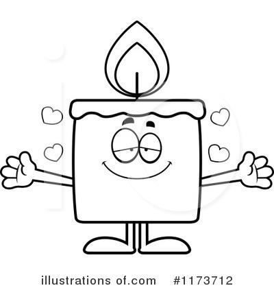 Royalty-Free (RF) Candle Clipart Illustration by Cory Thoman - Stock Sample #1173712