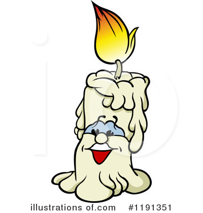 Royalty-Free (RF) Candle Clipart Illustration by dero - Stock Sample #1191351
