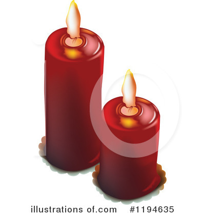 Royalty-Free (RF) Candle Clipart Illustration by dero - Stock Sample #1194635