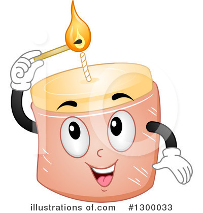Royalty-Free (RF) Candle Clipart Illustration by BNP Design Studio - Stock Sample #1300033