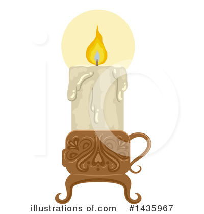Royalty-Free (RF) Candle Clipart Illustration by BNP Design Studio - Stock Sample #1435967