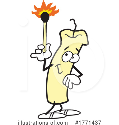 Royalty-Free (RF) Candle Clipart Illustration by Johnny Sajem - Stock Sample #1771437