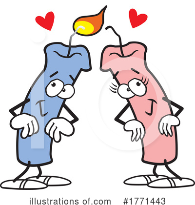 Couple Clipart #1771443 by Johnny Sajem