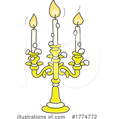 Royalty-Free (RF) Candle Clipart Illustration by Alex Bannykh - Stock Sample #1774772