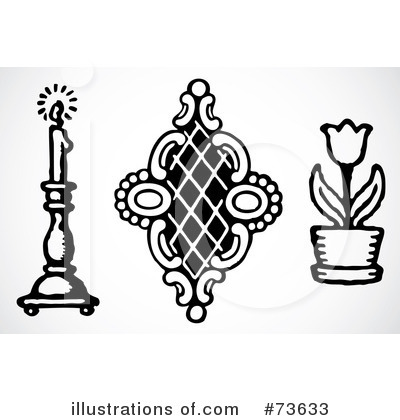 Royalty-Free (RF) Candle Clipart Illustration by BestVector - Stock Sample #73633