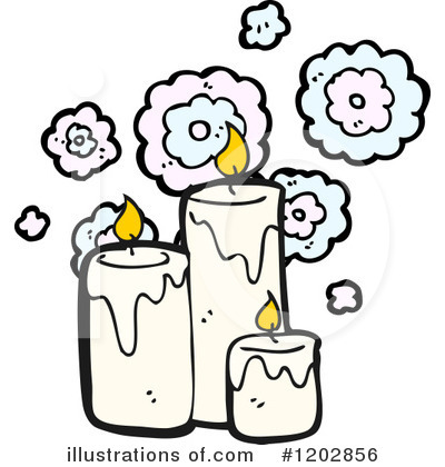 Royalty-Free (RF) Candles Clipart Illustration by lineartestpilot - Stock Sample #1202856