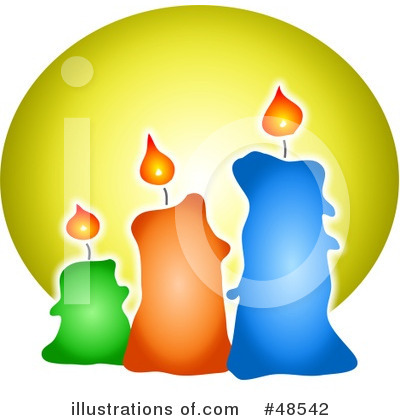 Royalty-Free (RF) Candles Clipart Illustration by Prawny - Stock Sample #48542