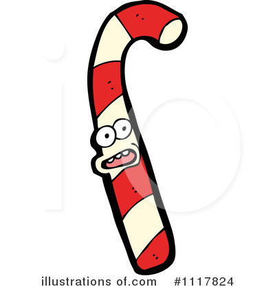 Royalty-Free (RF) Candy Cane Clipart Illustration by lineartestpilot - Stock Sample #1117824