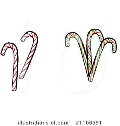 Candycane Clipart #1106551 by Cartoon Solutions