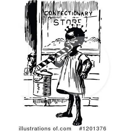 Royalty-Free (RF) Candy Clipart Illustration by Prawny Vintage - Stock Sample #1201376