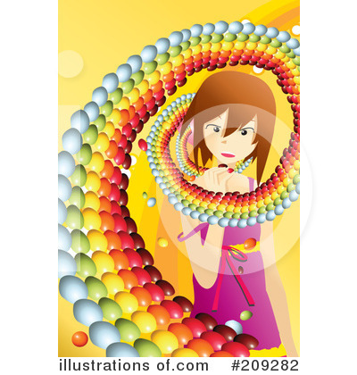 Royalty-Free (RF) Candy Clipart Illustration by mayawizard101 - Stock Sample #209282